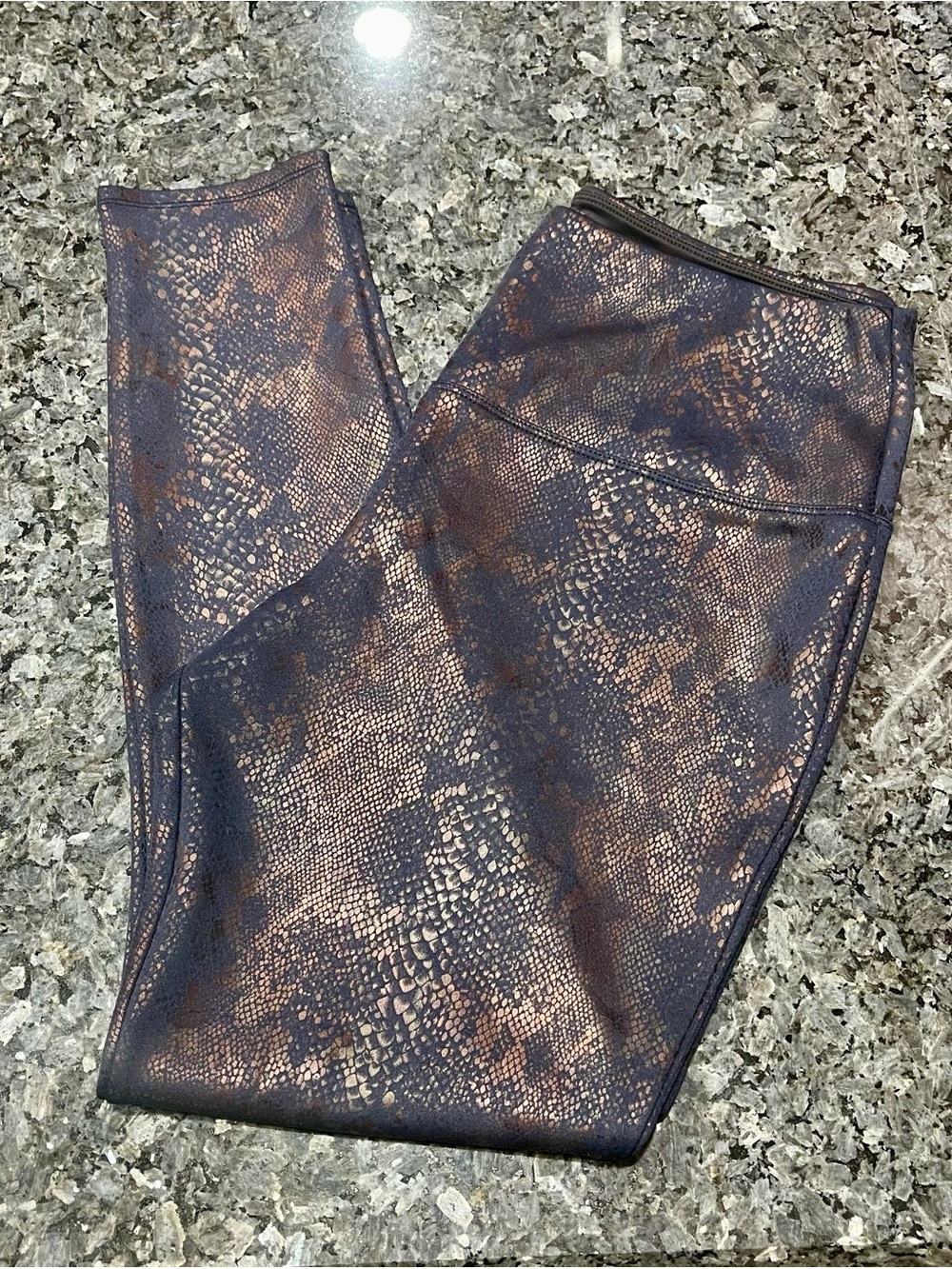 Athena Marie Snakeskin Leggings Size L